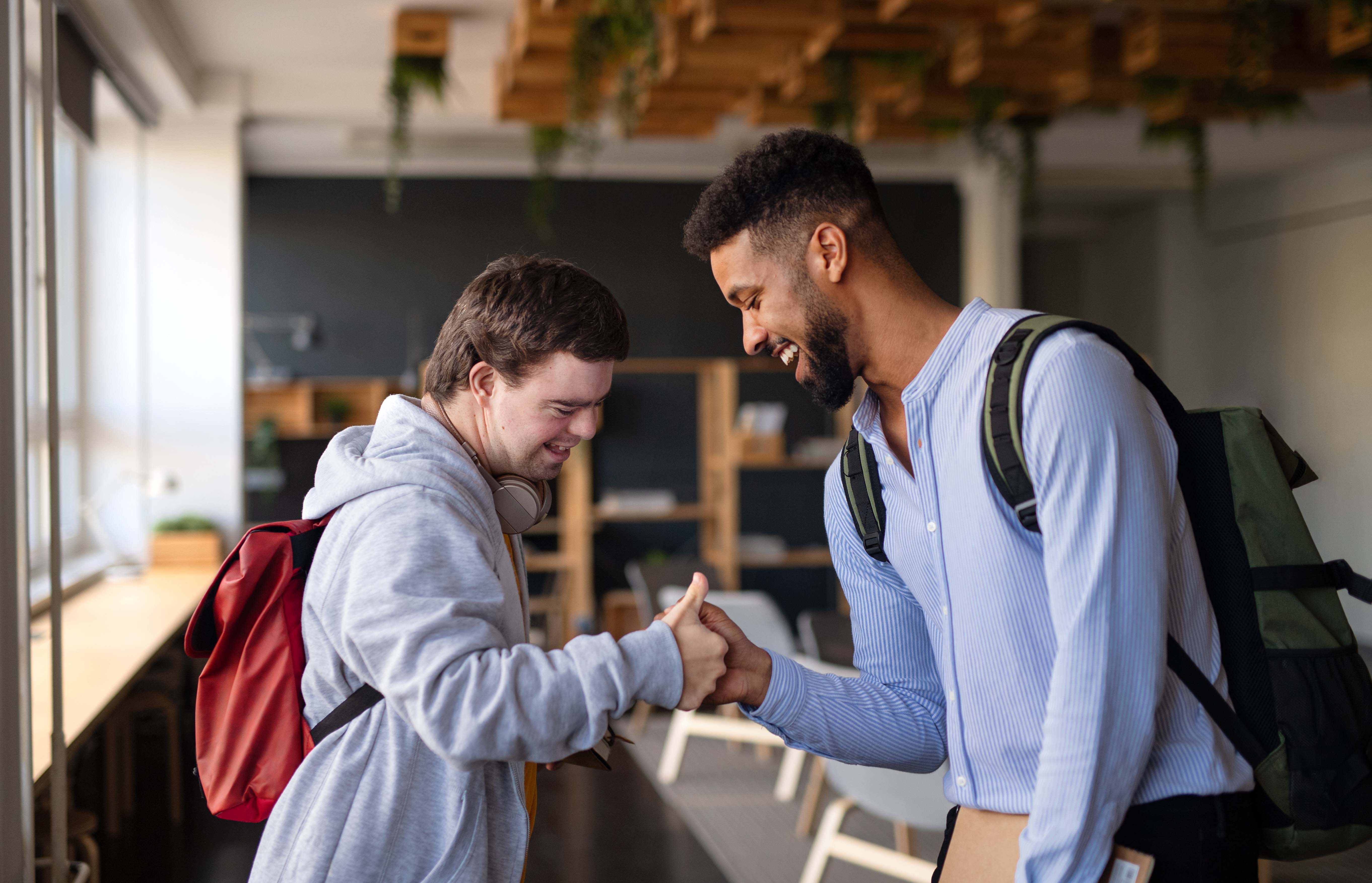 A Student and Mentor in a bonding moment