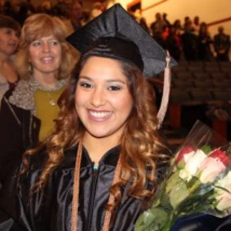 Our third college graduate Vanessa C. at OKWU.