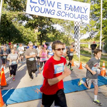 The start of the 5K.