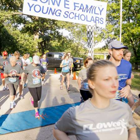 The start of the 5K.