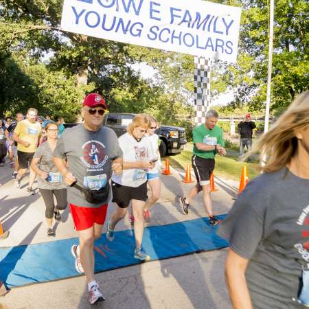 The start of the 5K.