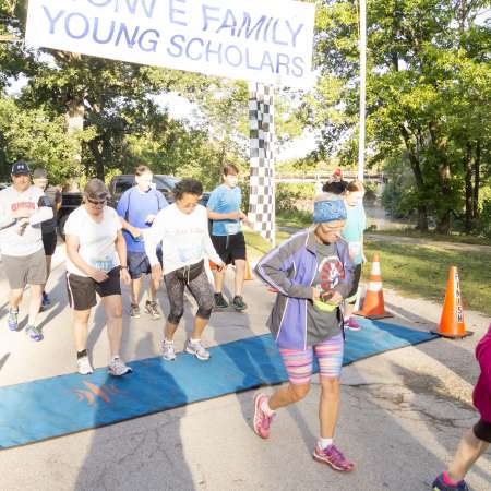 The start of the 5K.