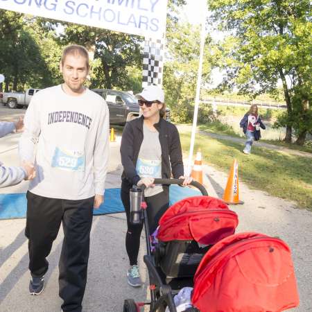 The start of the 5K.