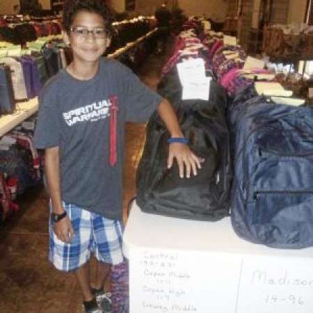 Fernando M. featured in the Tulsa World from Pack the Backpacks.