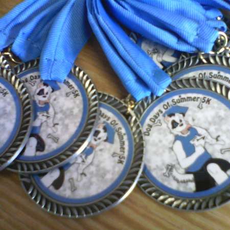LFYS Dog Days of Summer 5K Medals.