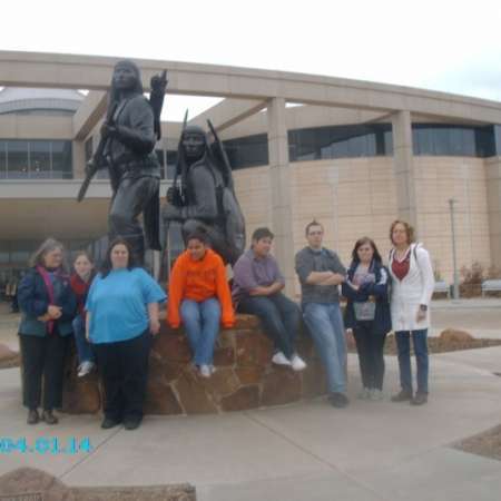 Group photo from trip during Spring Break.