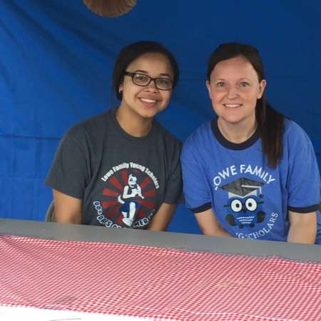 Keyonna and Teresa volunteer at SunFest.