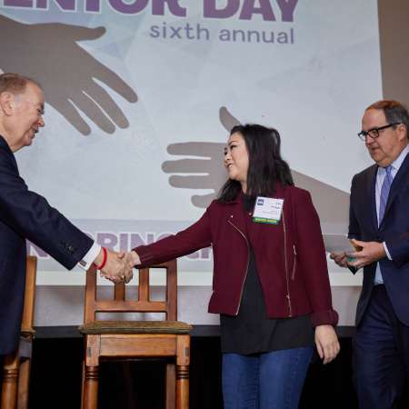 Julie at Oklahoma Mentor Day.