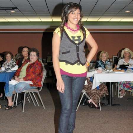 Students help in fashion show.