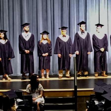 Marisol recognized at Scholarship Ceremony.