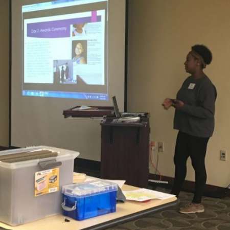 Kandace D. speaks about her experience as being the Bartlesville Boys and Girls Club Youth of the Year and her entrance into their talent show.
