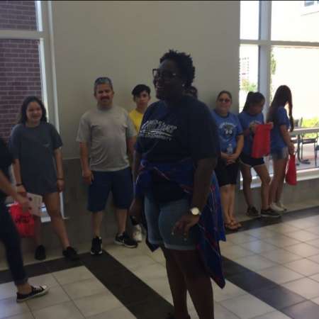 Students tour Baird Hall.