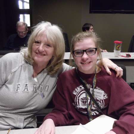 Student Jamie M. and her mentor Carol G.