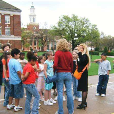 Group photo at OSU Tour in March.