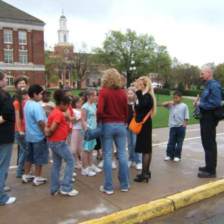 Group photo at OSU Tour in March.