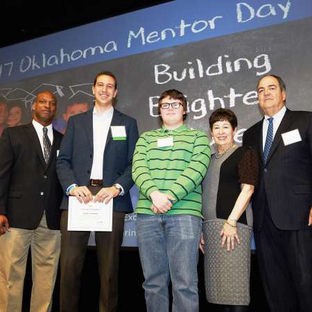 Stephen M. and Jacob R. at Oklahoma Mentor Day.