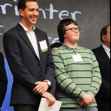 Stephen M. and Jacob R. at Mentor Day.